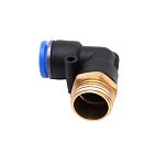 Пластиковый фитинг PL10 10мм - 3/8
