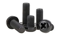 Винт нейлоновый чёрный M3 - 12mm