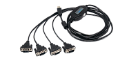 Кабель "UT-8814" USB папа-RS232 X 4 папы