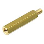 Стойка латунная мама-папа M3 x 25+6mm, PCHSN-25