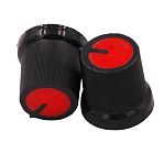 Ручка пластиковая AG3 для потенциометра, красная