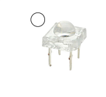 Светодиод " Пиранья " белый, с линзой 5 мм 