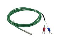 Термопара WRNF-02 тип K (0-800°C), D4, L-30мм, провод 1 метр